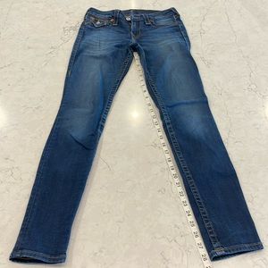 True Religion Super Skinny jeans in size 26.